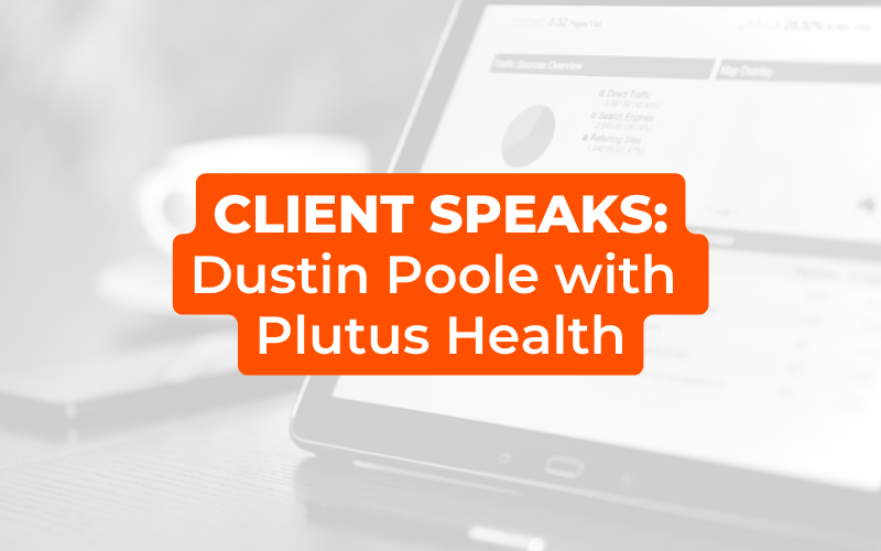 Dustin Poole with Plutus Health