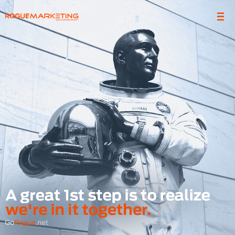 A great first step is to realize we are in it together