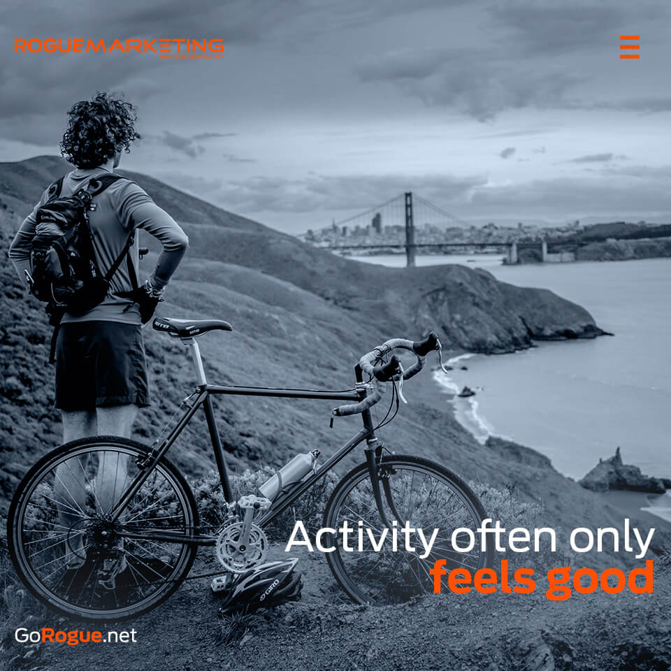 Activity feels good quote