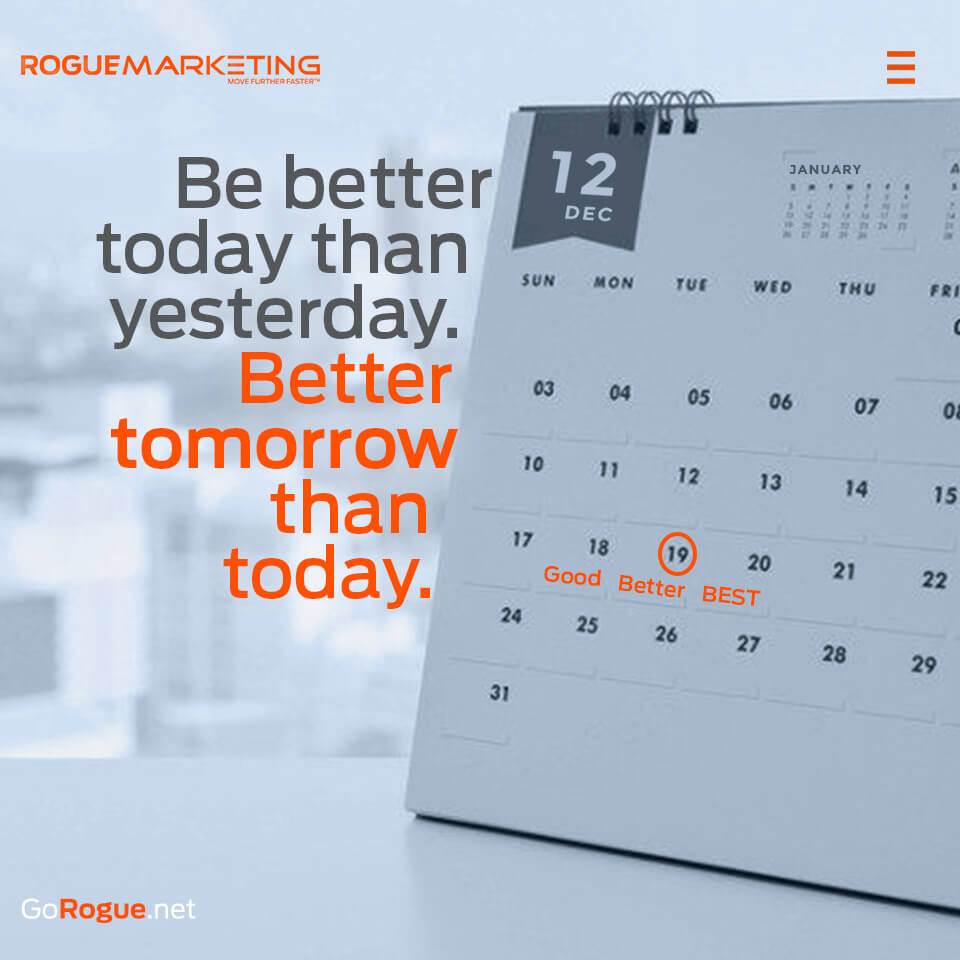 Create a better tomorrow