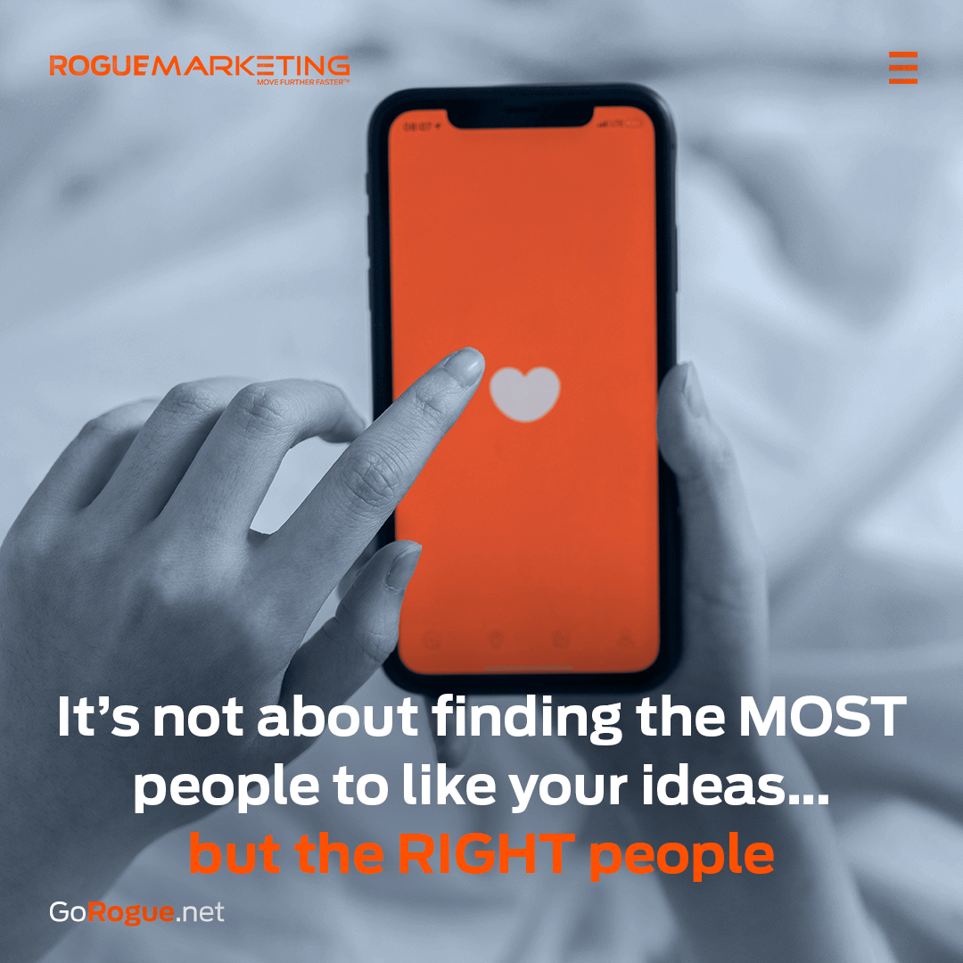 Find the right people who like your ideas