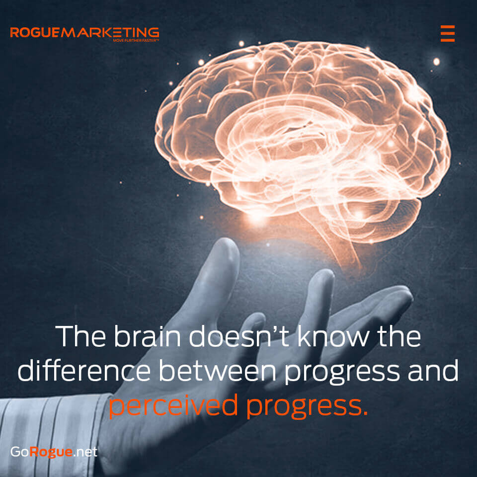 progress vs perceived progress