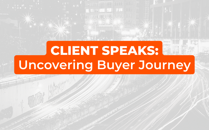 Uncovering Buyer Journey